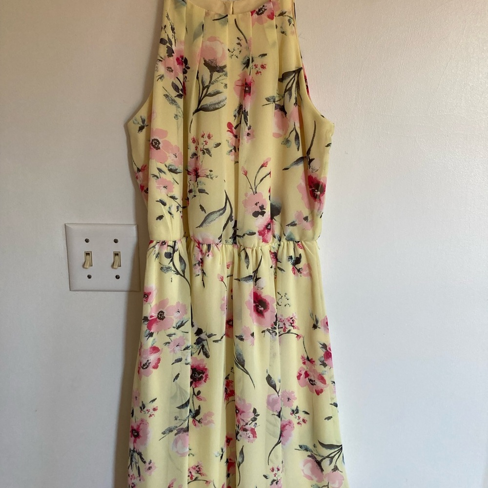 Floral Yellow Dress